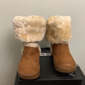 Fur cuff down or Up Boots